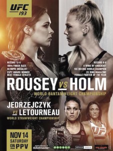 UFC 193 Poster